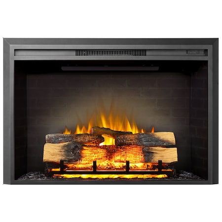 Edendirect 39'' 750W/1500W Electric Fireplace Insert, Remote Control, Adjustable Flame Brightness EF265A